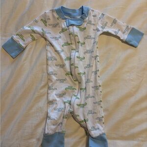 Magnolia Baby Alligator baby playsuit